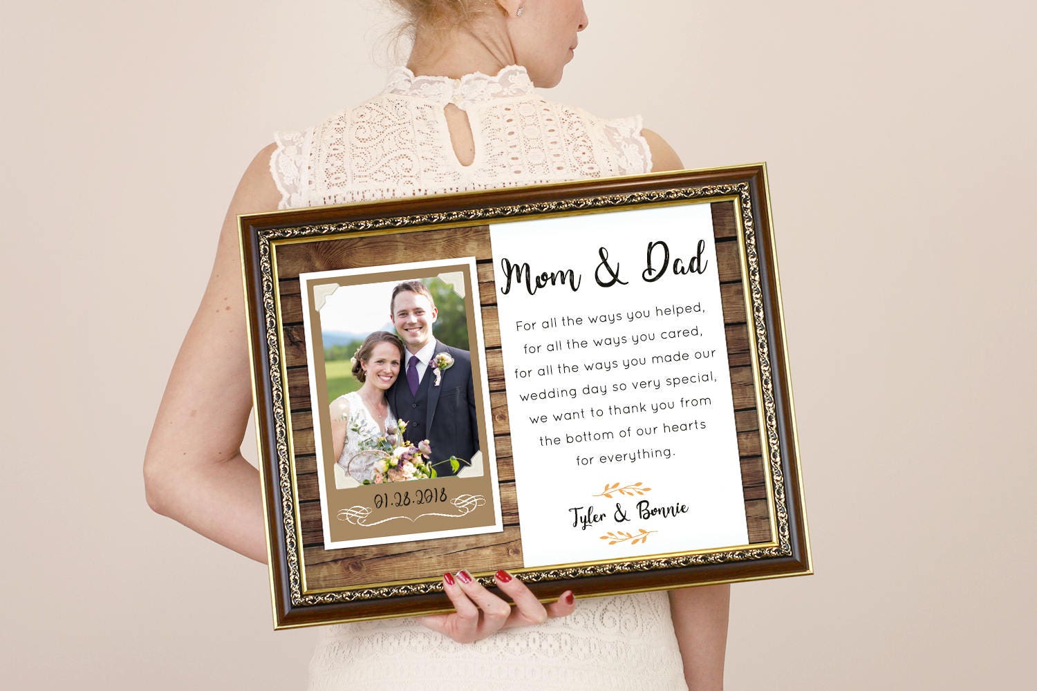 Pas Wedding Gift Frame All That We Are Hope To Be Pas Wedding Gift Frame All That We Are Hope To Be Owe Our Loving Picture Present Custom Personalized From Cvetolleta On