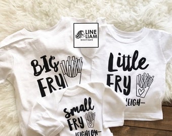 ENDS AT 12AM big middle little shirt, big brother shirt, big sister shirt, little brother shirt, little sister shirt, sibling shirts, baby g