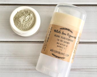 Armpit DETOX BUNDLE - Organic Deodorant - Vegan Dedorant - Aluminum Free - Underarm Detox Clay - Bentonite Clay