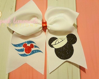 Disney Cruise Cheer Bow