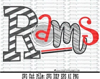 Rams SVG, Cut file, Cheer svg, School spirit, socuteappliques, SvG Sayings, football svg, football sister svg, football mom svg
