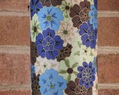 Lamp recycled floral fabr...