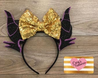 Maleficent Villain Mouse Ears