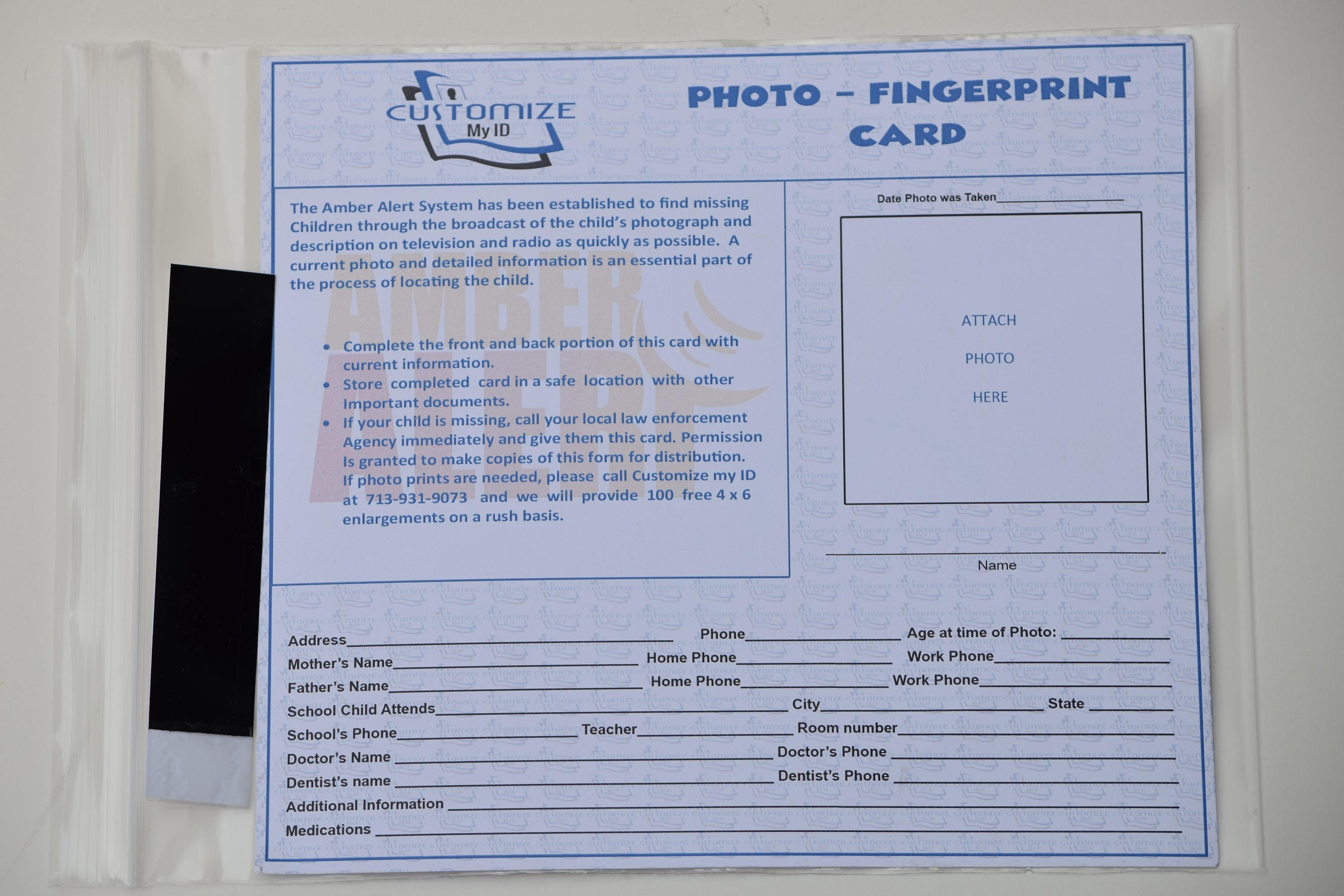 Fingerprint ID Card
