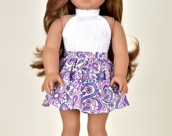Halter Combo 18 inch doll clothes