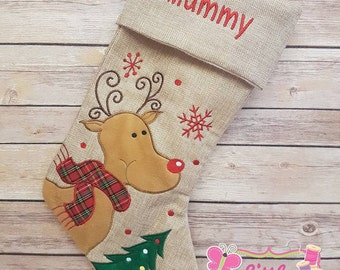 Personalized christmas stocking 4 styles , Christmas stocking , personalised stocking , santa sack , first Christmas , Christmas decoration