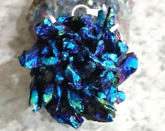 Beautiful HUGE Druzy Pendant Necklace