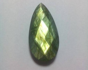Labradorite Pear Shape Faceted Briolette 30 MM