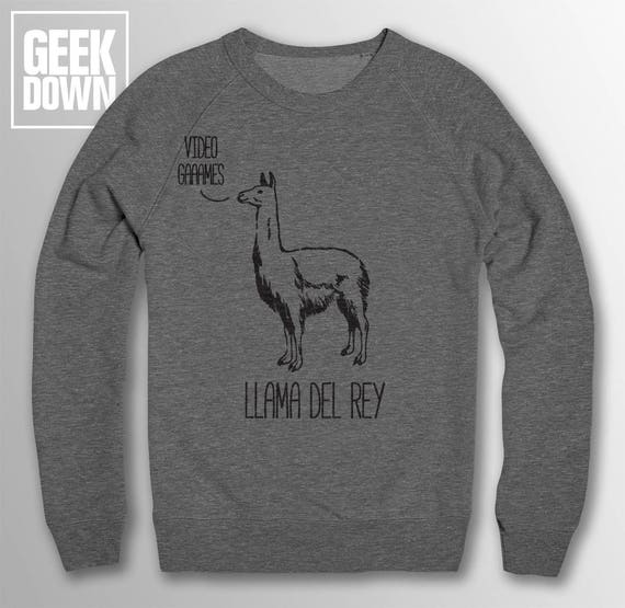 Llama Del Rey Lana Del Rey sweatshirt // sweatshirt funny