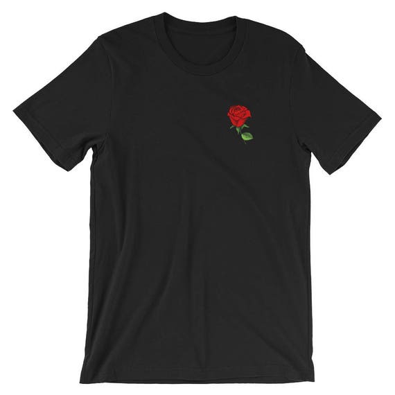Rose Pocket Shirt Roses Shirt Flower Shirt Rose Tshirt