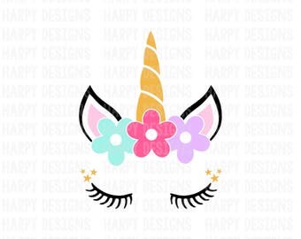 Unicorn svg files for cricut | Etsy