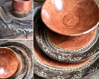 Wild Buffalo Dinnerware Set And Tumbler Native American Southwestern Ranch Cabin Rustic Wild Buffalo Dinnerware Set And Tumbler Native American Southwestern Ranch Cabin Rustic
