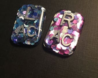 Confetti Glitter Rectangle Xray Markers