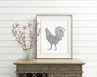 Rooster wall decor | Etsy