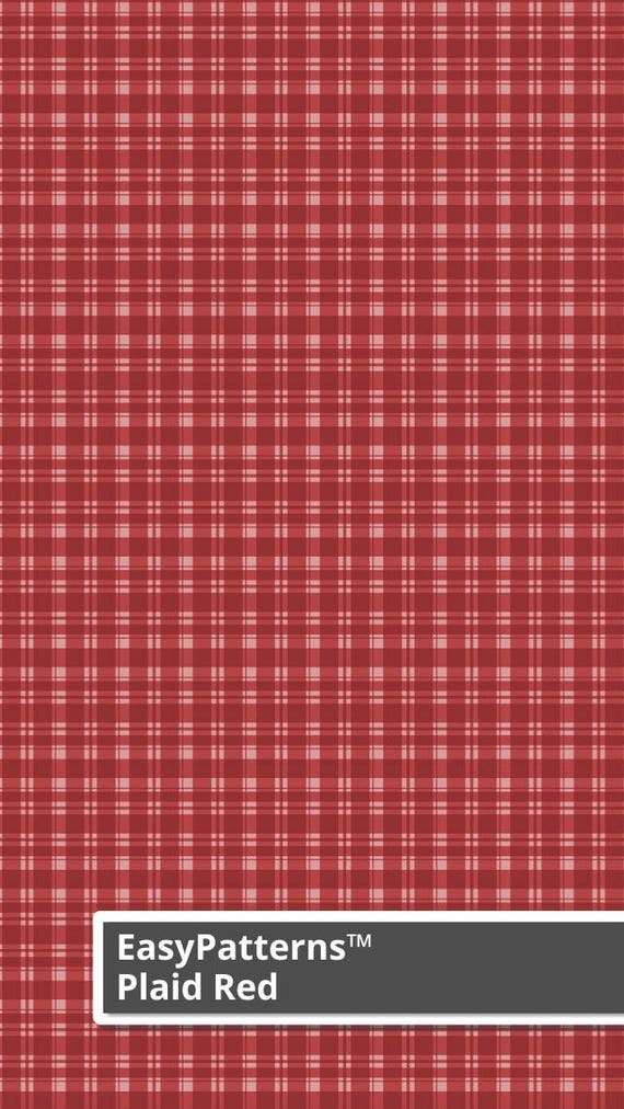 red plaid htv