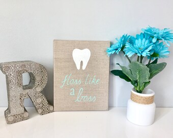 Escape The Bathroom Dental Floss dental office art | etsy Escape The Bathroom Dental Floss dental office art | etsy