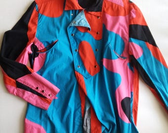 Vintage Western Men's Shirt, Vintage Rodeo Shirt, Western Shirt, Cowboy Shirt, Vintage Cowboy Shirt, Vintage Dress Shirt