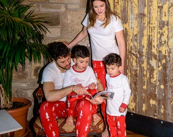 Elf for Christmas Adult Pyjamas , Matching Childrens Pyjamas, Matching Pyjamas