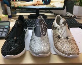 Personalized Bedazzled Sneakers