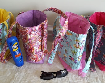 Fabric Bags, Fabric Totes, Fabric Handbags, Pretty Bags, Fun Handbags, Quilted Bags, Quilted Handbags, Quitled Totes
