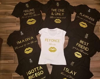 Beyonce Bachelorette Party Shirts // Beyonce Bachelorette Party Tanks