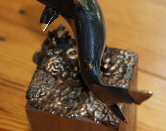 Master of the Reef: Blacktip Reef Shark Modern Sculpture