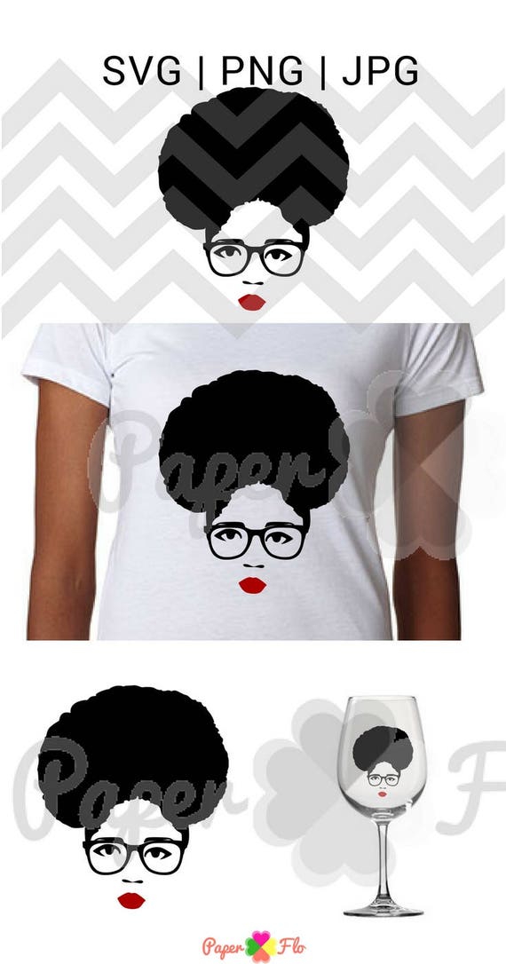 Free Free 326 Black Woman With Glasses Svg Free SVG PNG EPS DXF File