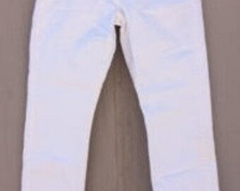 Ladies 501 White Levis 27 x 32 Button Fly, Levi Strauss, White 501 Levis, Levis, Denim Jeans, White Jeans, Vintage 501 Levis ,Girls Jeans,