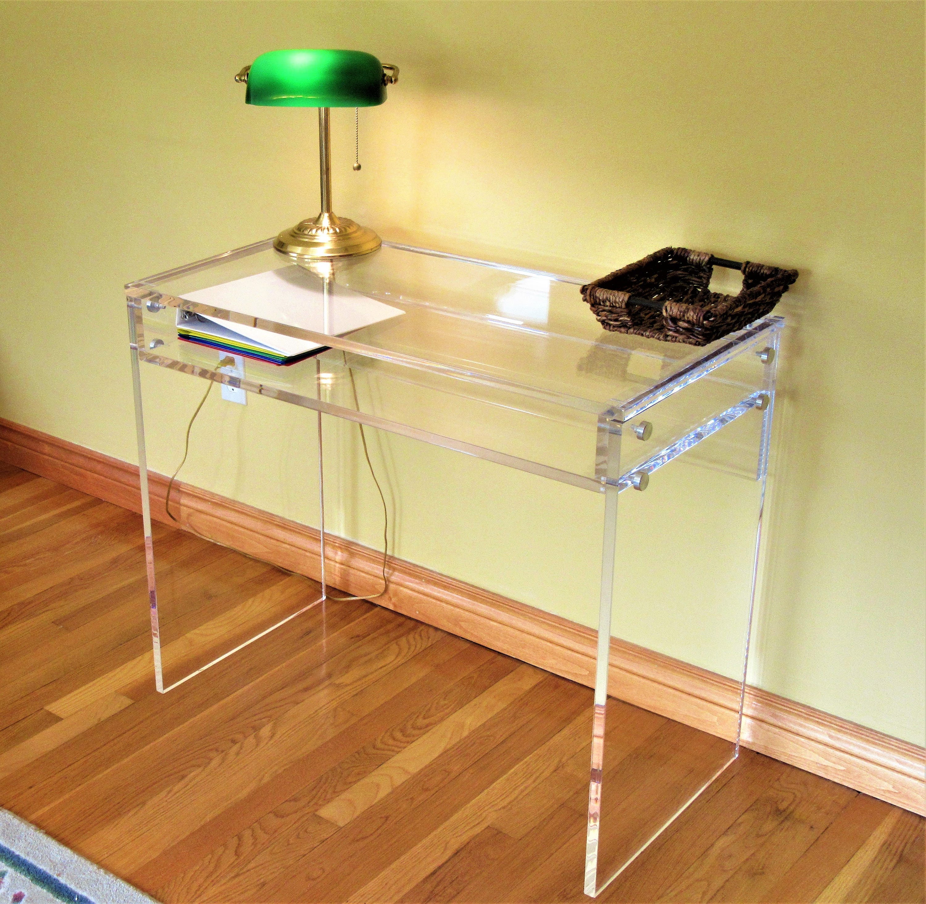 Custom Acrylic Desk Lucite 34 Thick Plexiglas