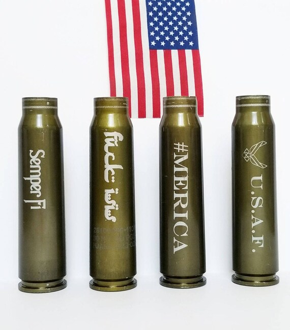 30mm A10 Warthog Shell Casing Custom Laser Engraved