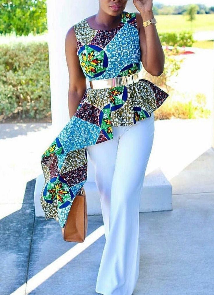 ankara peplum blouses