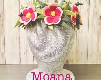 Moana Haku Lei l Hawaiian Flower Crown l Hawaiian Headband l Hawaii Flower Crown l Moana Flower Crown l Moana Costume l Tropical Flower