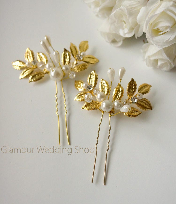 Sale Gold Hair Pins Wedding Hair Pin Wedding hair clip