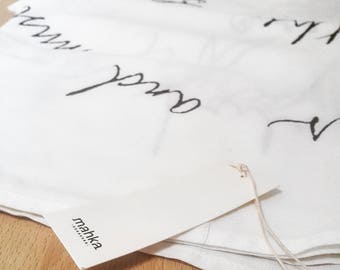 Poetry Scarf: 'Pursuit of Perfection'