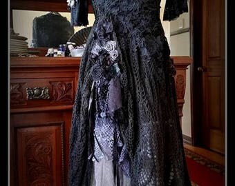 Gothic wedding dress | Etsy