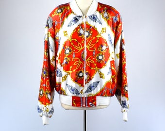 Baroque Style Lightweight Bomber by G. Oberti, Size Medium