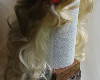 Hippie/Flower Child Halloween Cosplay Kit with Blonde Wig
