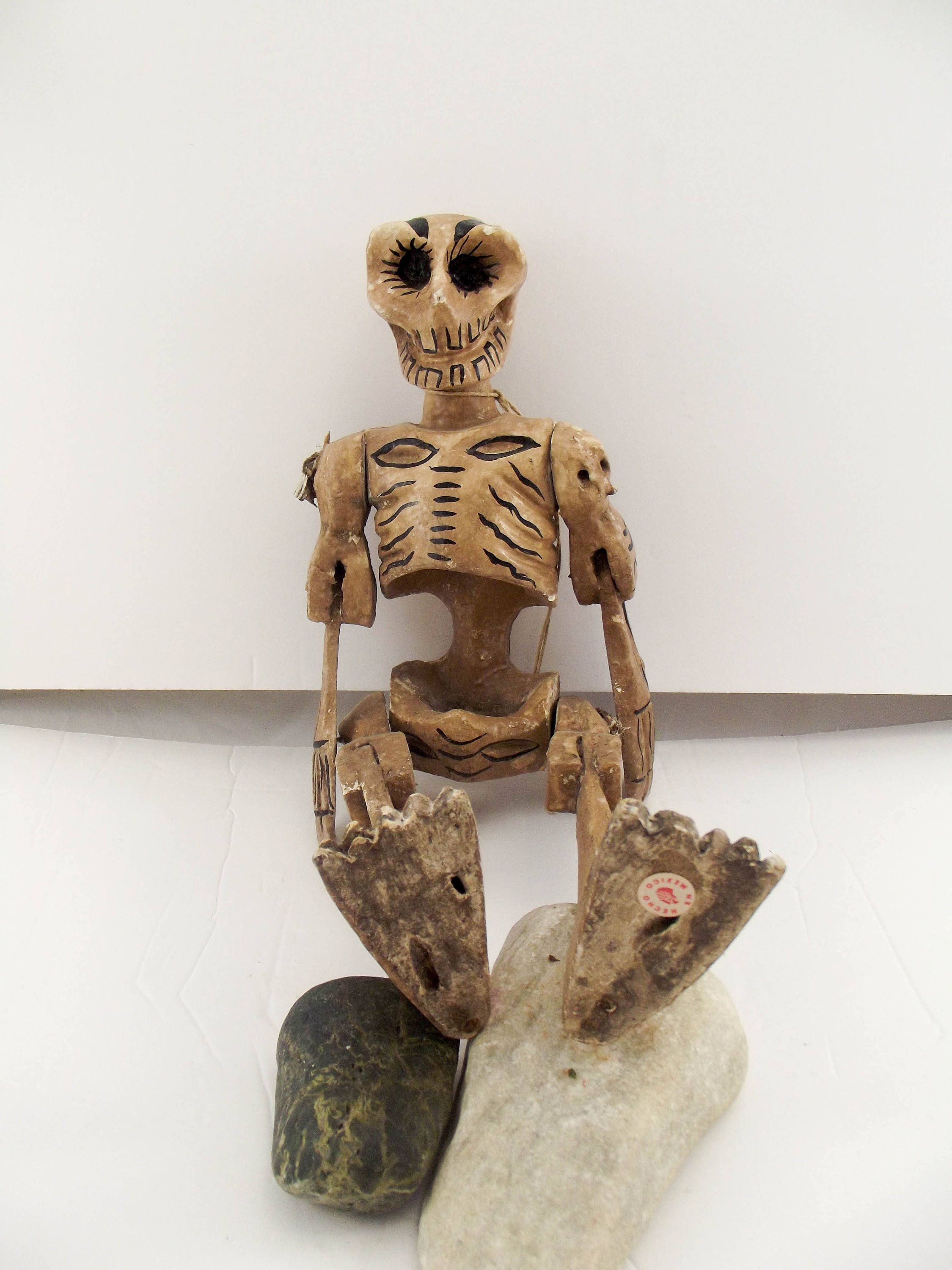 How to make paper mache skeleton