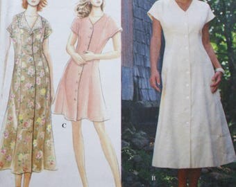 Vintage 1930s Pattern Slim Fitting Dress Sewing Pattern