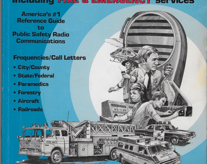Vintage Radio Shack Police Call Radio Guide, 1990 Edition, Includes Fire & Emergency Services, Public Safety Radio Communications