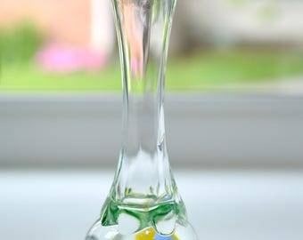 Joe St Clair Paperweight Vase, Hand Blown (B)