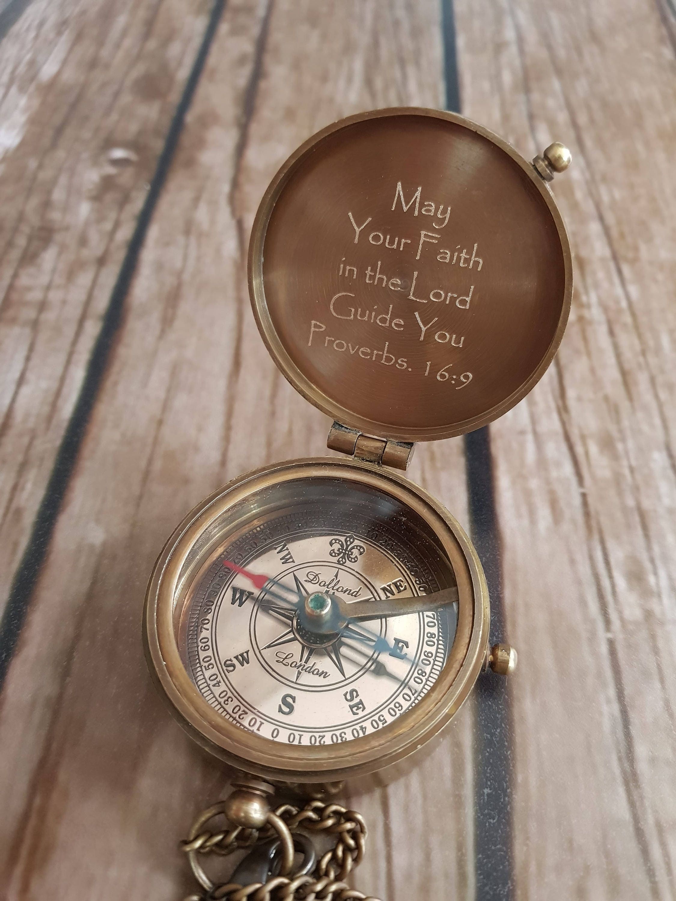 Compass Engraved Compass Personalized Compass Valentines
