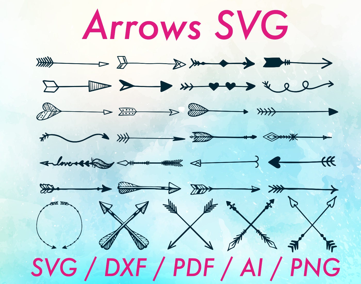 Download Cricut arrow svg / Tribal arrow png / Arrow cutting files