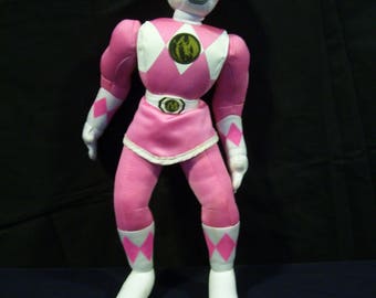 pink power ranger doll