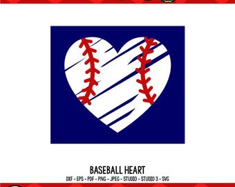 Baseball Heart SVG Baseball Mom SVG Baseball Mom Shirts Baseball SVG Cricut Files Silhouette Files Digital Cut Files svg cut files