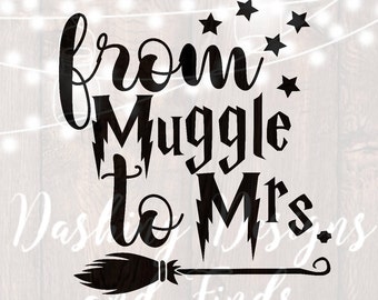 Download From muggle to mrs | Etsy