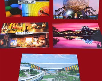 Vintage Epcot Postcards