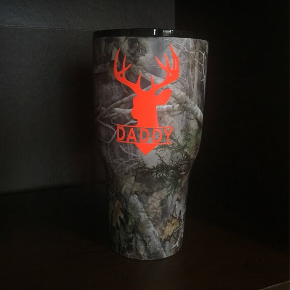 Camo RTIC 30 oz Custom Camo Cup Gift for Dad Hunting Gift
