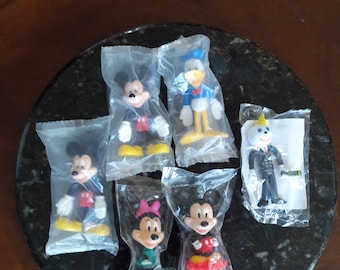 Vintage 1980's - 90's Walt Disney Bobble Head/Bendable Figurines / Jack in the Box Bendable Figurine / NIP