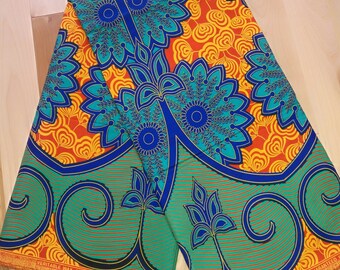 African Fabric/ Dashiki Fabric/ african fabric by the yard/ Ankara Fabric/ African Wax/ Dashiki Print/ 1 Yard Fabric/ 6 Yards Fabric/ Angeli